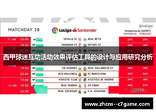 西甲球迷互动活动效果评估工具的设计与应用研究分析 西甲球迷互动活动效果评估工具的设计与应用研究分析